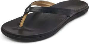 OLUKAI Honu Women's Beach Sandal, Soft & Comfortable Full-Grain Leather, Easy Slip-On Design for Everyday Fashion, Casual & Modern Style