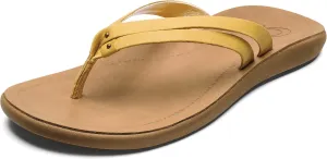 OLUKAI Kapehe Luana Women's Beach Sandal, Soft & Comfortable Full-Grain Leather, Casual & Modern Style