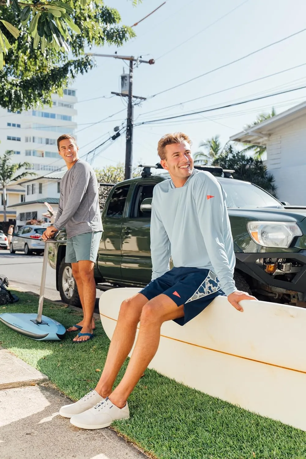 OLUKAI Nohea Moku Men's No Tie Boat Shoes, Breathable & Quick Dry Mesh, Effortless Design & Barefoot Wearability, All-Day Comfort & Support
