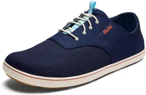 OLUKAI Nohea Moku Men's No Tie Boat Shoes, Breathable & Quick Dry Mesh, Effortless Design & Barefoot Wearability, All-Day Comfort & Support