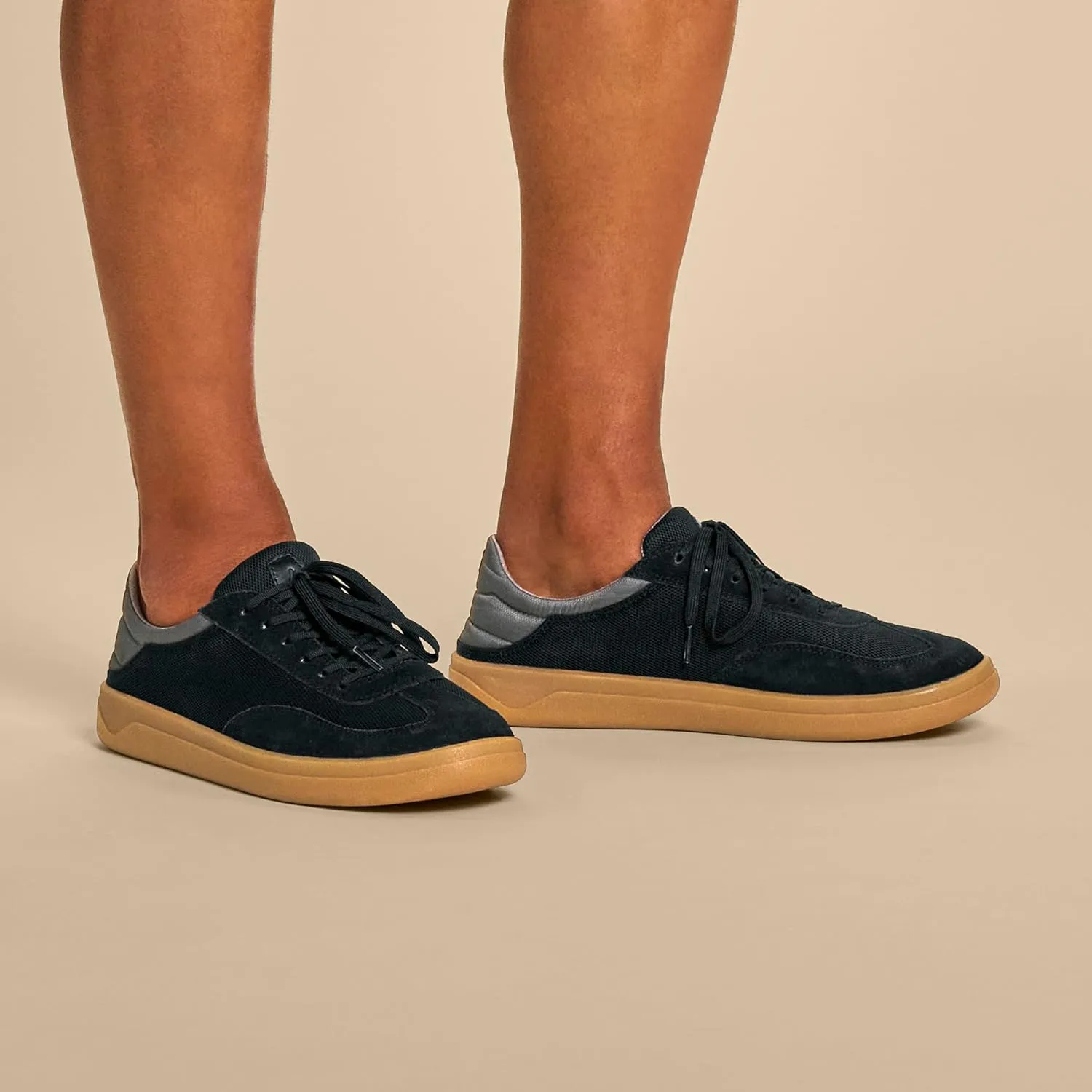 OLUKAI Punini Men's Everyday Sneaker, Classic Lace-Up Design & Countoured Footbed, Comfort Fit & Wet Grip Rubber Soles, Durable & Supportive