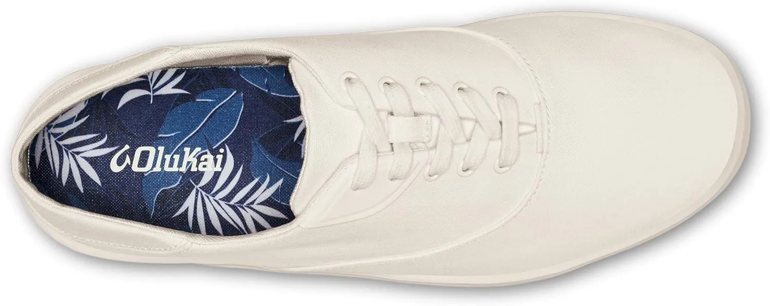 OLUKAI Tradewind Men's Everyday Sneaker, Lightweight Canvas & Classic Lace-Up Design, All-Day Comfort & Support