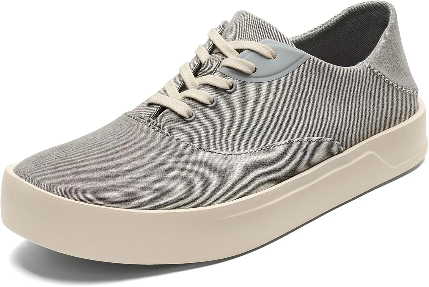 OLUKAI Tradewind Men's Everyday Sneaker, Lightweight Canvas & Classic Lace-Up Design, All-Day Comfort & Support