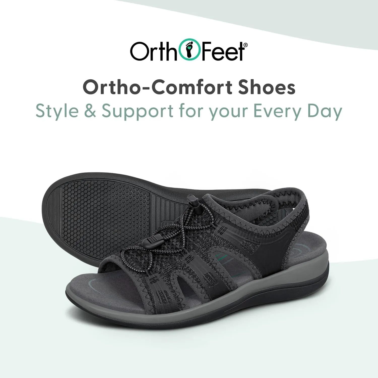 Orthofeet Women's Orthopedic Stretchable Maui Sandals