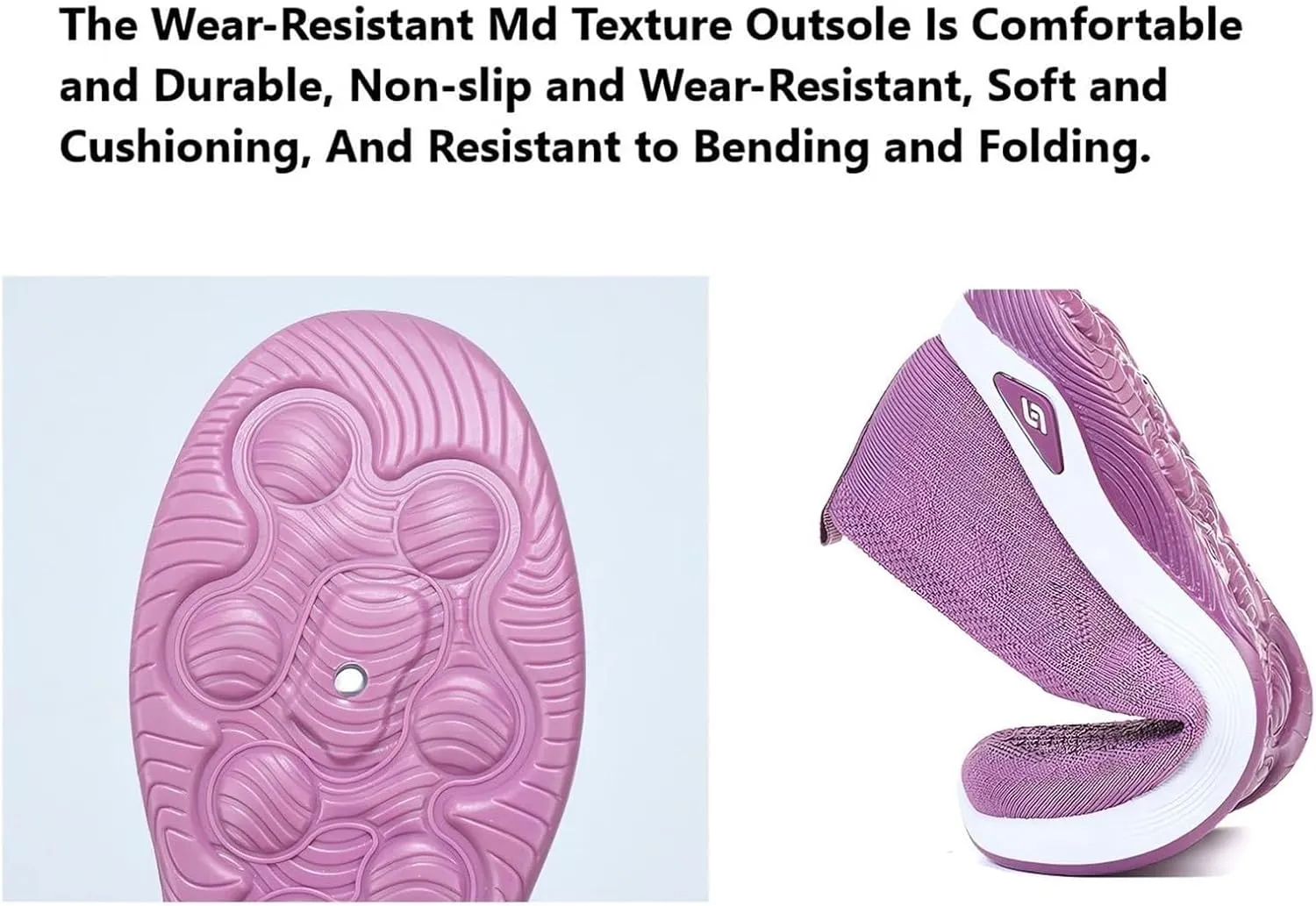 Orthopedic Shoes for Women Breathable Mesh Knitted Woven Low Top Walking Shoes Hands Free Slip On Sneakers Soft Sole Arch Support Non-Slip Shoe Diabetic Foam Walking Shoe