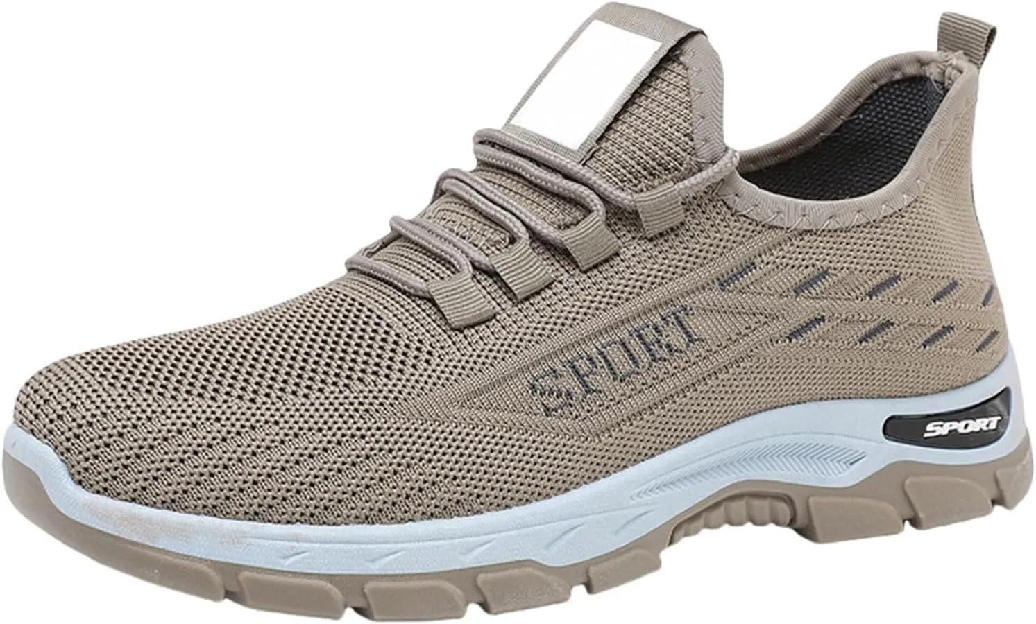 Orthowear Shoes for Women Men Lightweight Non Slip Tennis Athletic Shoes,Soft-Soled&Arch Support Gym Tennis Athletic Sneakers,Knitted Mesh Breathable Comfort Orthopedic Sneakers with Wide Toe Box