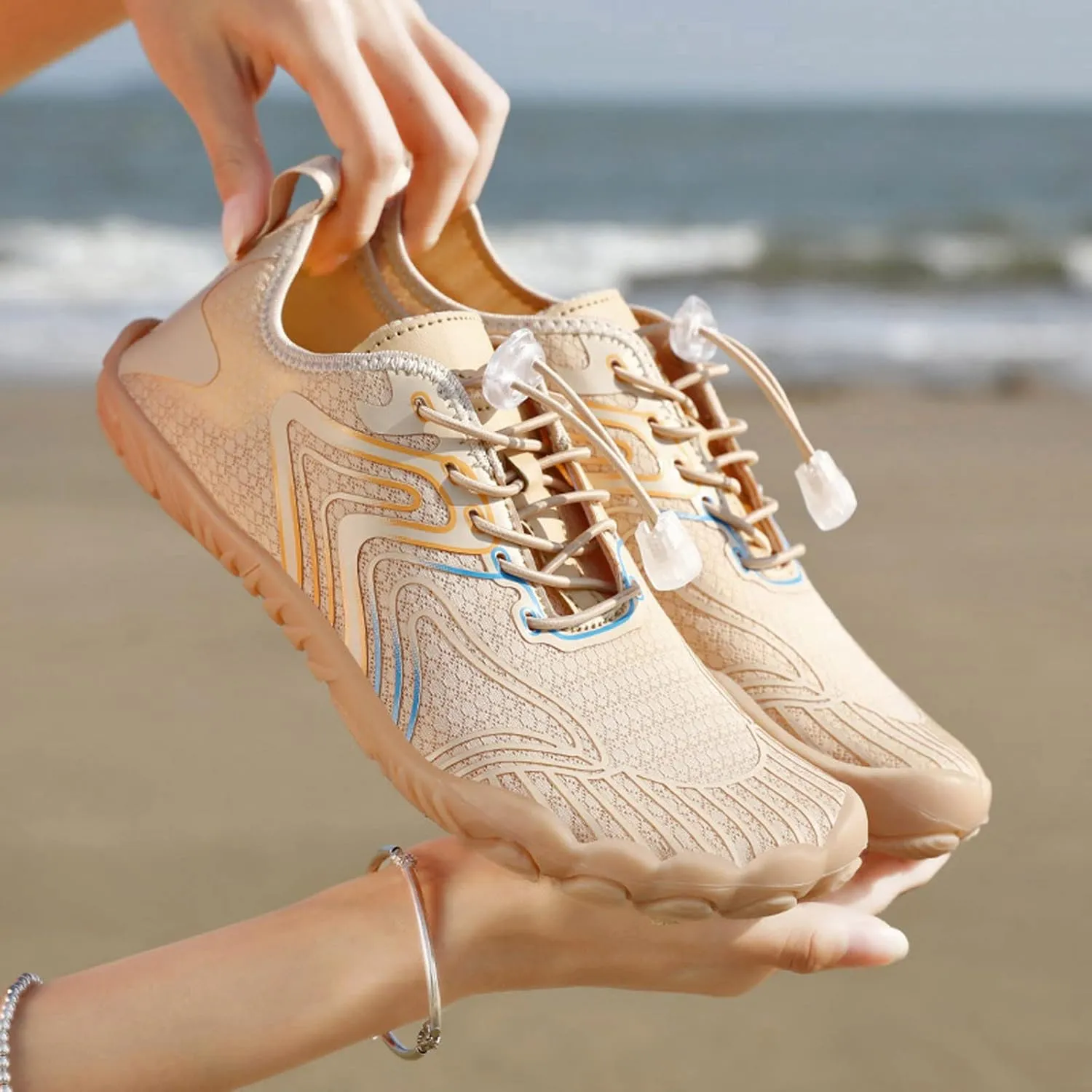 Outdoor Couple Men Mountaineering Casual Sport Shoes Lace Up Beach Running Breathable Soft Athletic High Top Shoes