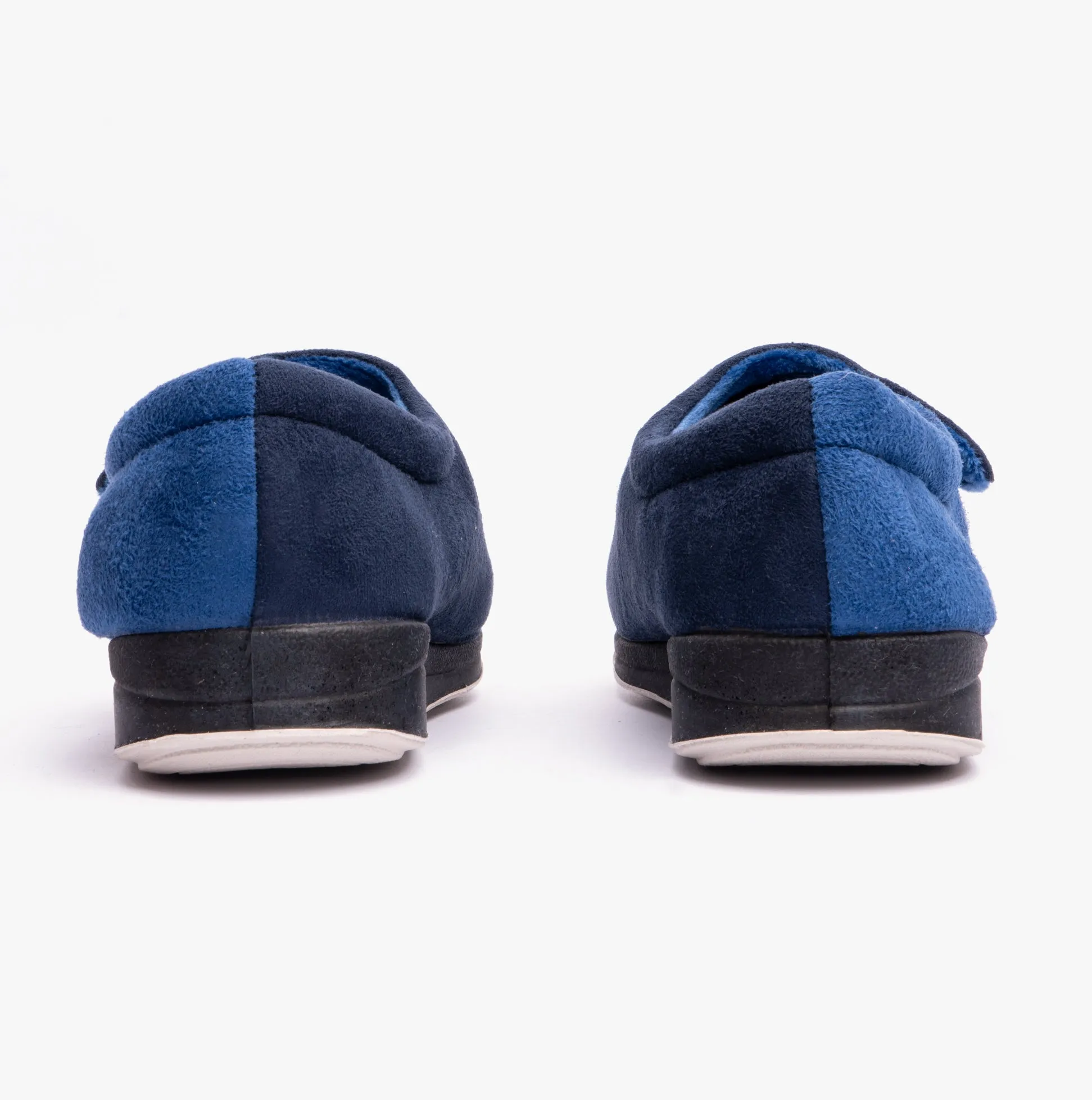 Padders HUG Womens (EE Fit) Touch Fasten Slippers Royal