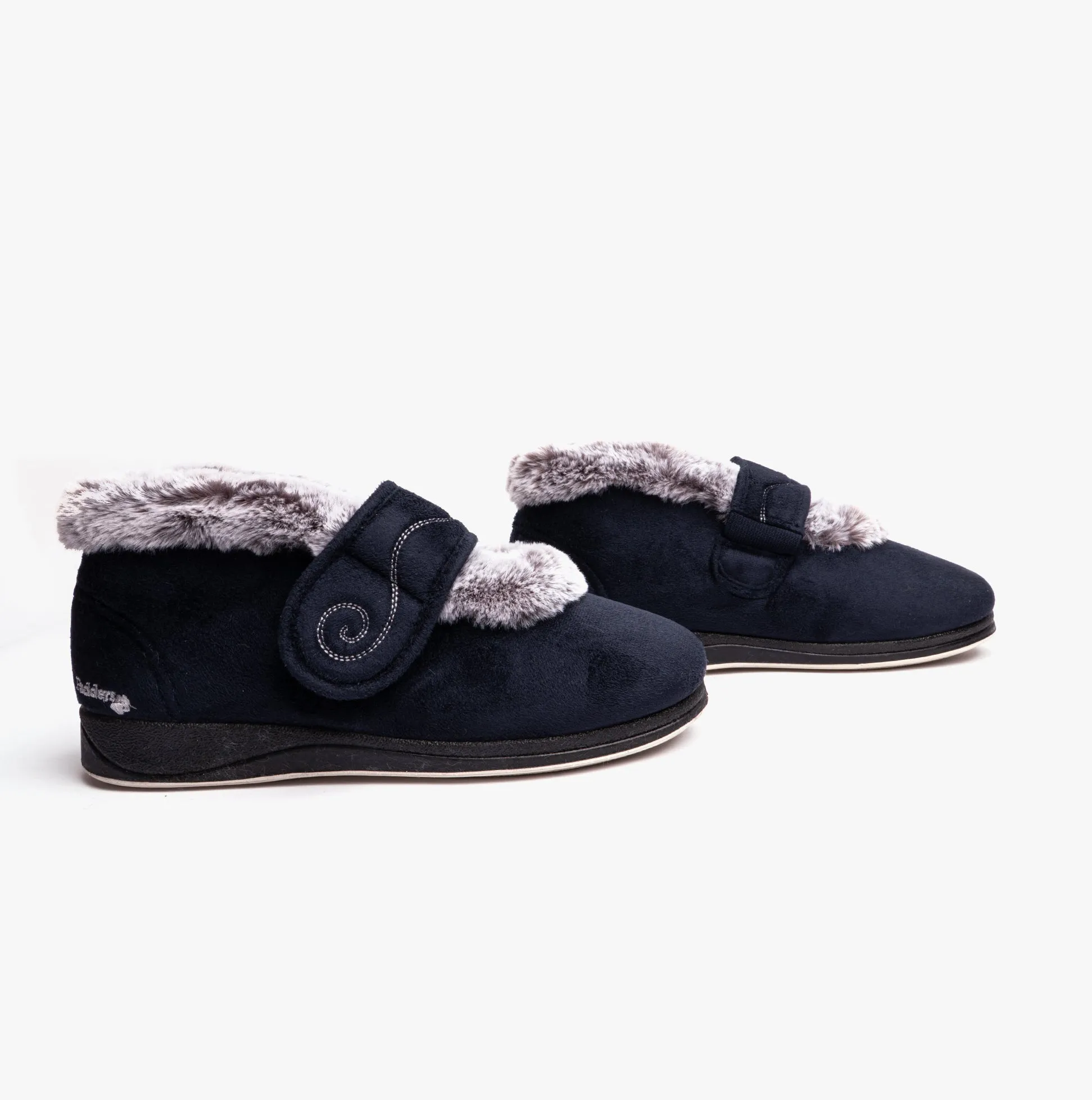Padders HUSH Womens Slippers Navy