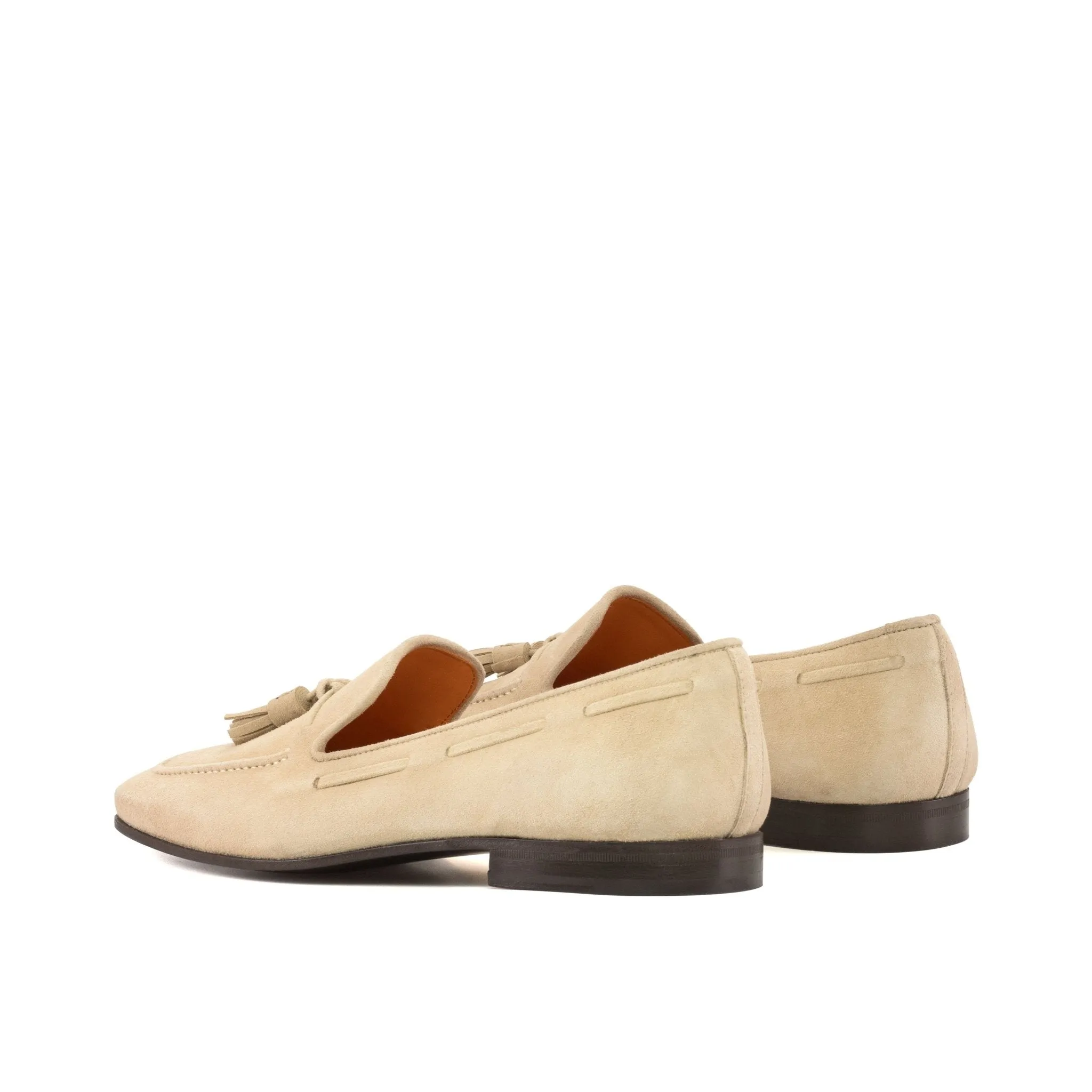Palazzo Slipper in Taupe Suede