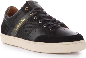 Pantofola d'Oro Vicenza Uomo Low Men's Lace Up Suede Leather Trainers (Navy, US 7)