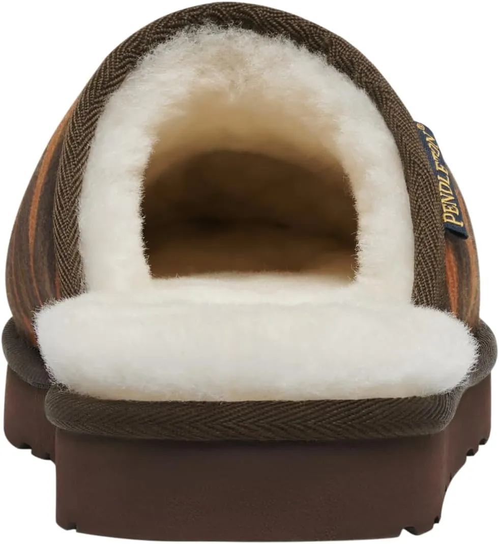 PENDLETON Men's Palmer Slipper – Cozy Shearling Lining with Signature Patterned Upper US