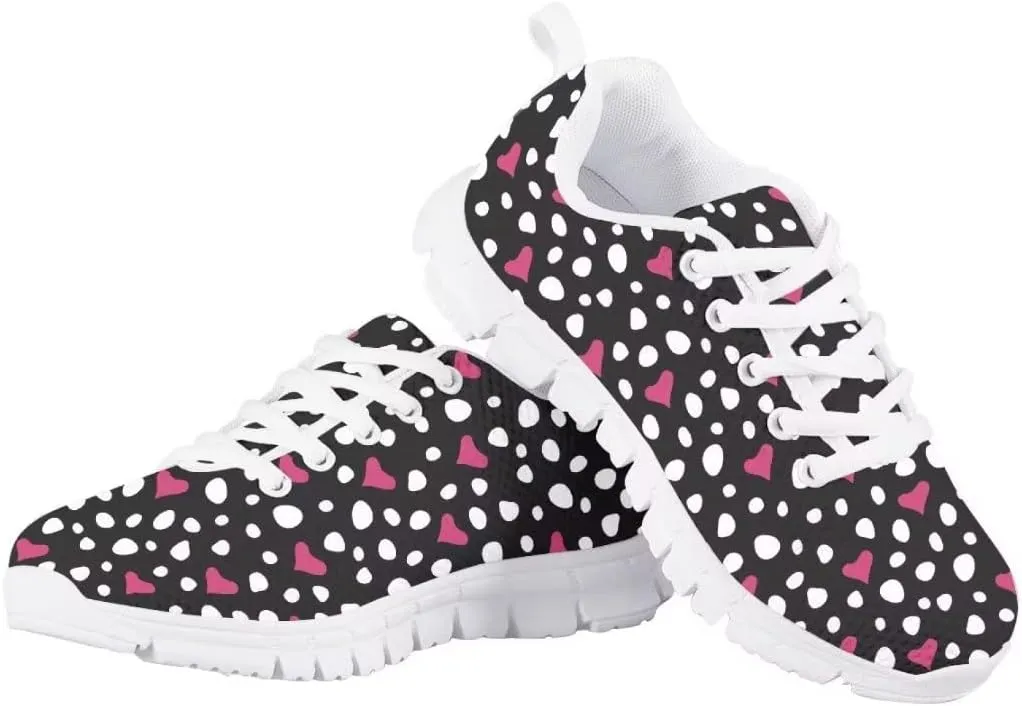 PinUp Angel Cute Girls Sneakers Kids Comfortable Lightweight Tennis Shoes Breathable Sport Walking Shoes