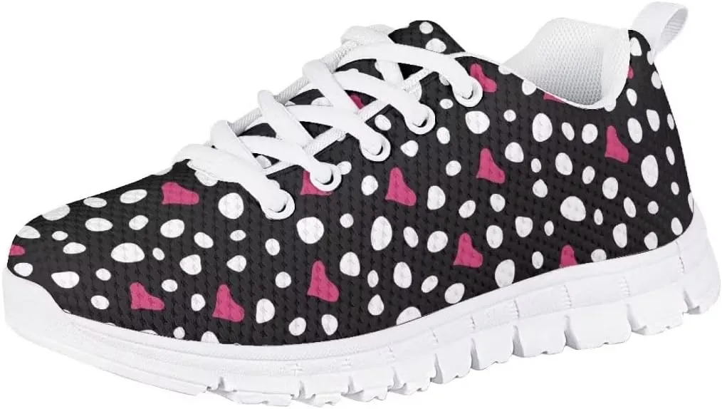 PinUp Angel Cute Girls Sneakers Kids Comfortable Lightweight Tennis Shoes Breathable Sport Walking Shoes