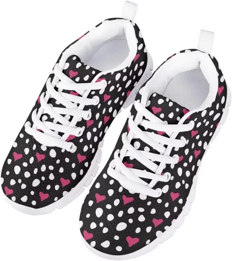 PinUp Angel Cute Girls Sneakers Kids Comfortable Lightweight Tennis Shoes Breathable Sport Walking Shoes