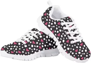 PinUp Angel Cute Girls Sneakers Kids Comfortable Lightweight Tennis Shoes Breathable Sport Walking Shoes