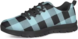 PinUp Angel Women's Buffalo Plaid Walking Shoes Lightweight Comfy Sports Running Work Sneaker