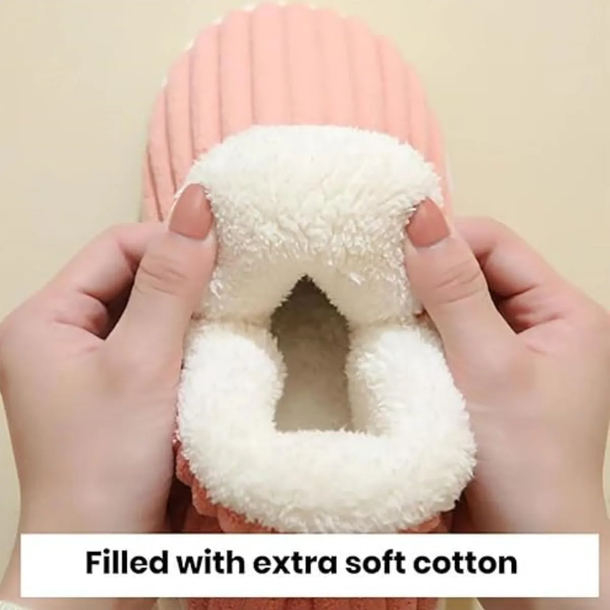 Pluffi Cozy Stylish Slipper, Pluffi Slipper Booties, Winter Faux Fur Lined Plush House Cloud Slides Women Men