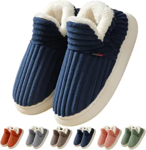 Pluffi Cozy Stylish Slipper, Pluffi Slipper Booties, Winter Fuzzy Warm Thick-Soled Plush House Cloud Slides Men Women