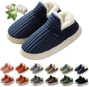 Pluffi-Pluffi Slipper Booties, Pluffi The Cozy Stylish Slipper, Winter Anti-Slip Fuzzy Warm Comfy Cloud Slippers Women Men