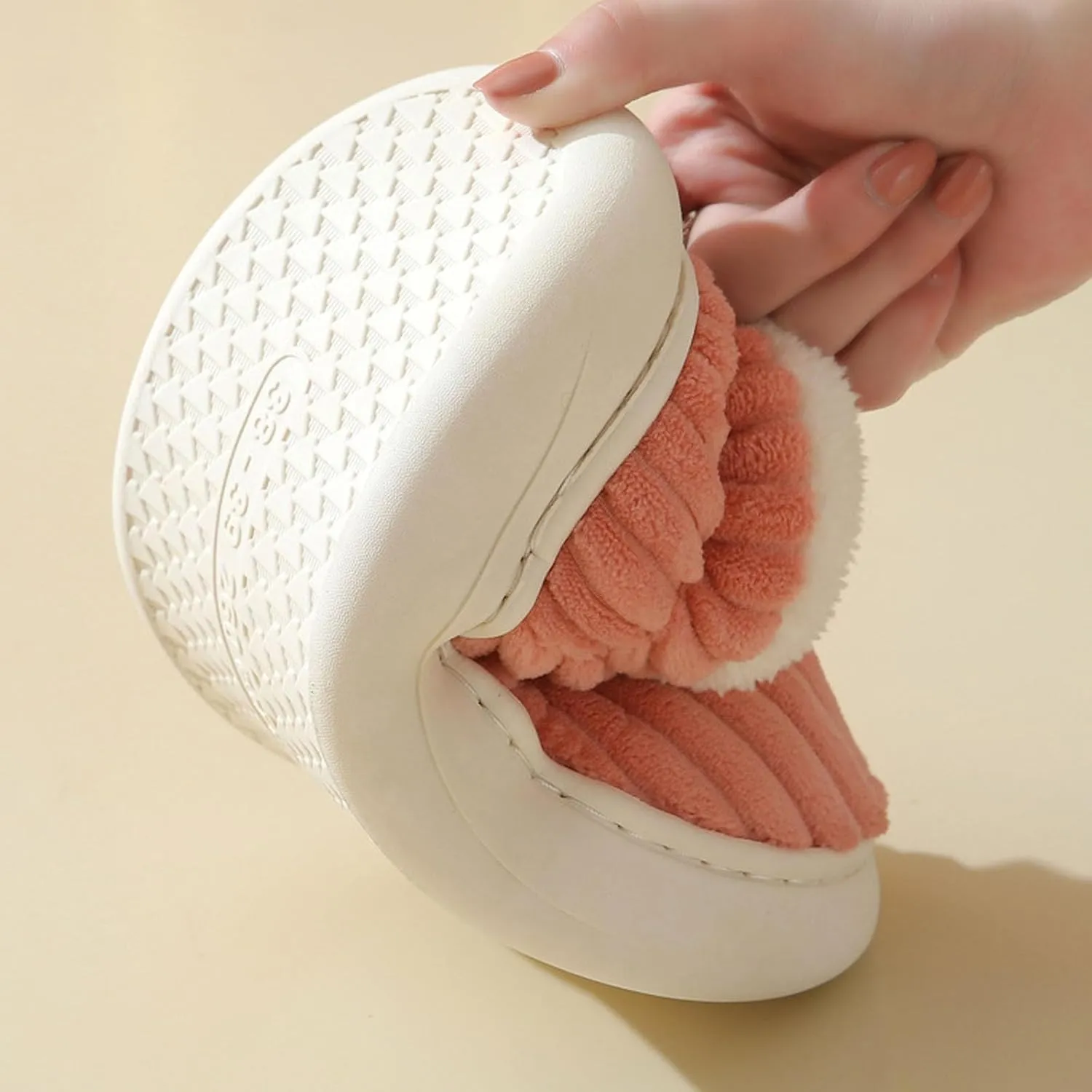 Pluffi Slipper Booties For Kids Women Men, Winter Fuzzy Warm Cute Non-Slip Thick-Soled Slippers, Cozy Plush House Shoes