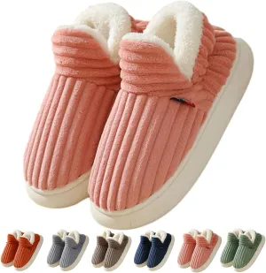 Pluffi Slipper Booties For Kids Women Men, Winter Fuzzy Warm Cute Non-Slip Thick-Soled Slippers, Cozy Plush House Shoes