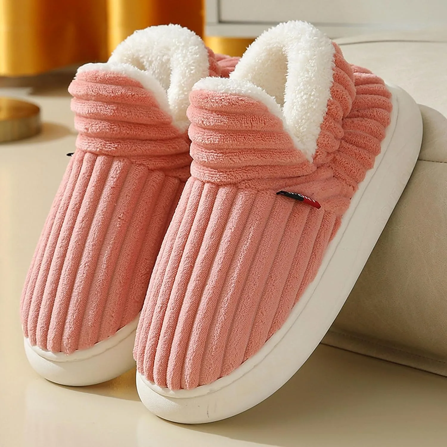 Pluffi Slipper Booties For Kids Women Men, Winter Fuzzy Warm Cute Non-Slip Thick-Soled Slippers, Cozy Plush House Shoes