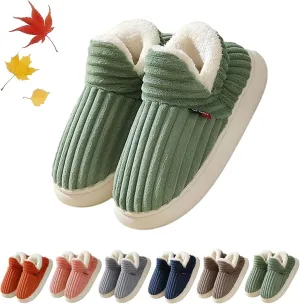 Pluffi Slipper Booties for Women Men, Pluffi The Cozy & Stylish Slipper, Winter Fuzzy Warm Slippers (Green,9.5-10.5 Women/8.5-9.5 Men)
