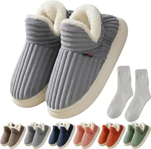 Pluffi Slipper Booties, Pluffi Cozy Stylish Slipper, Winter Fuzzy Warm Thick-Soled Plush House Cloud Slides Men Women