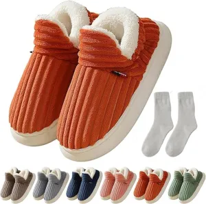 Pluffi Slipper Booties, Pluffi Cozy Stylish Slipper, Winter Fuzzy Warm Thick-Soled Plush House Cloud Slides Men Women