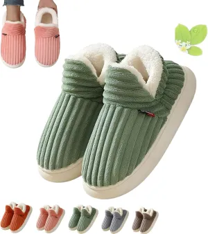 Pluffi Slipper Booties, Pluffi The Cozy & Stylish Slipper, Warm Plush Lining Slippers for Women and Men
