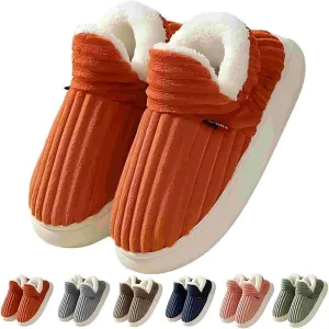 Pluffi Slipper Booties Women Pluffi Cozy Stylish Slipper Winter Fuzzy Warm Thick-Soled Plush House Slides Men Women