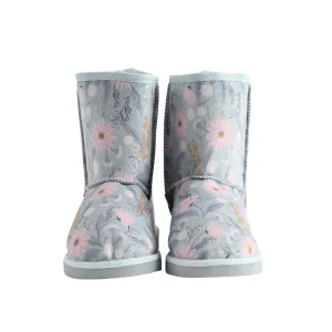 Printed Slipper Boots - MEADOW DREAM
