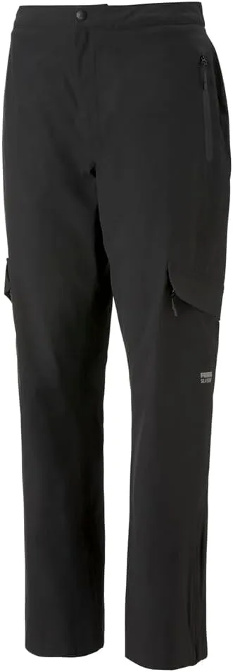 PUMA Womens Seasons Stormcell Light Hiking Athletic Pants Casual Waterproof - Black - Size M