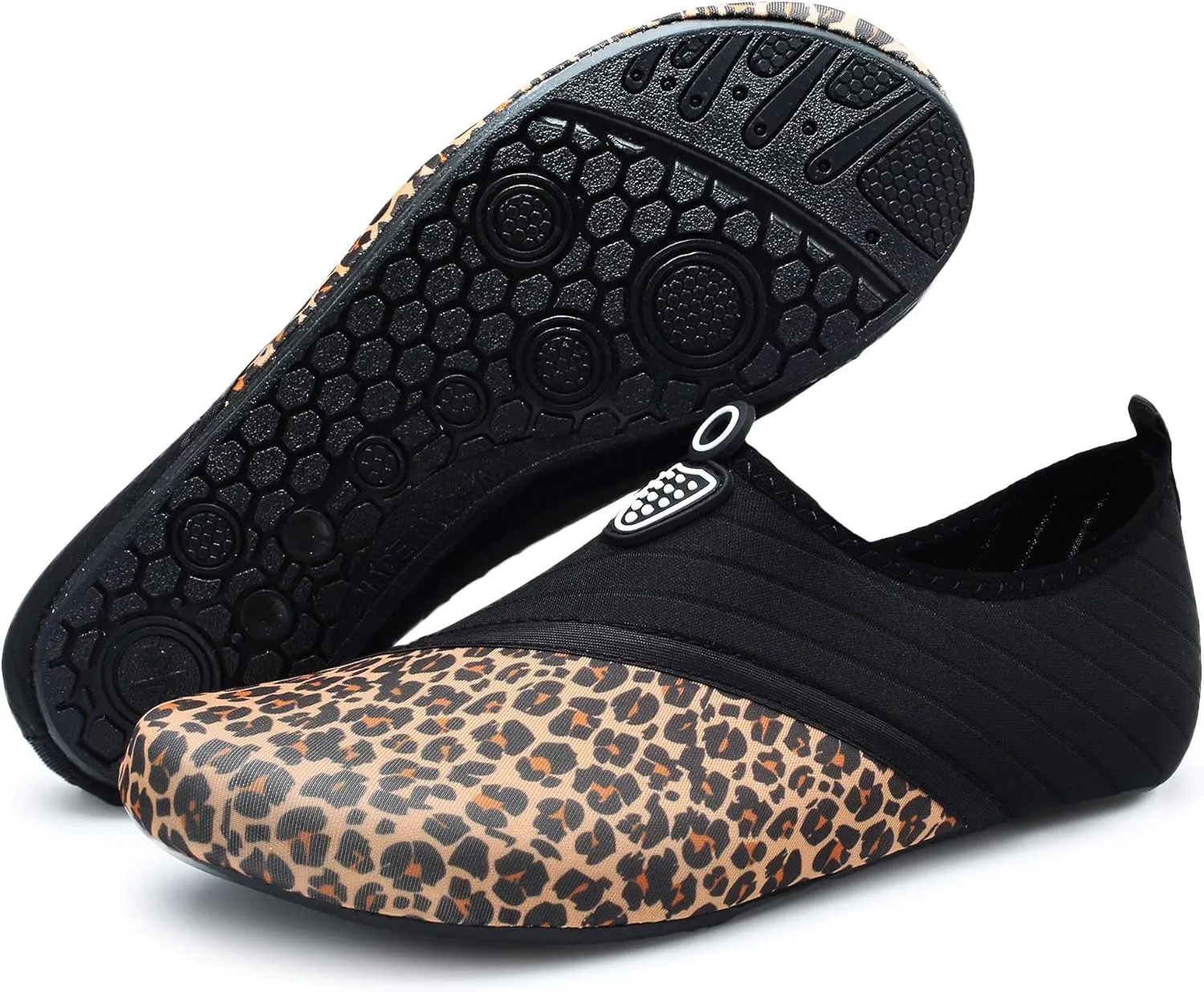 QACOHU Womens Mens Water Shoes Barefoot Skin Shoes Quick-Dry Water Shoe for Dive Surf Swim Beach Yoga