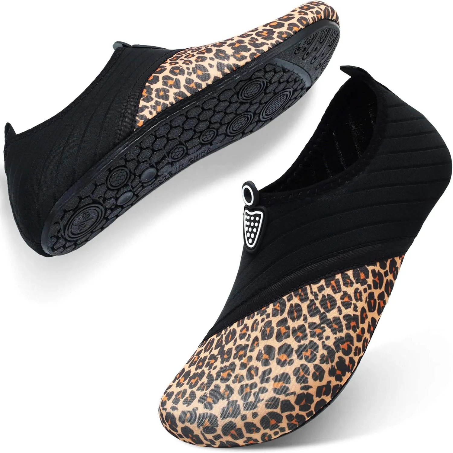 QACOHU Womens Mens Water Shoes Barefoot Skin Shoes Quick-Dry Water Shoe for Dive Surf Swim Beach Yoga