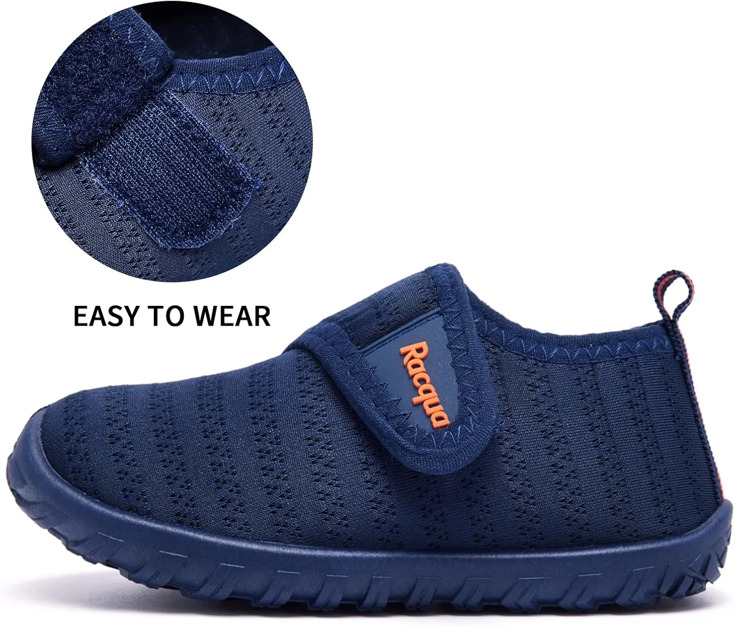 Racqua Baby Todder Water Shoes Boy's Girl's Quick Dry Barefoot Shoes Non-Slip Swim Pool Aqua Shoes(Baby/Toddler)