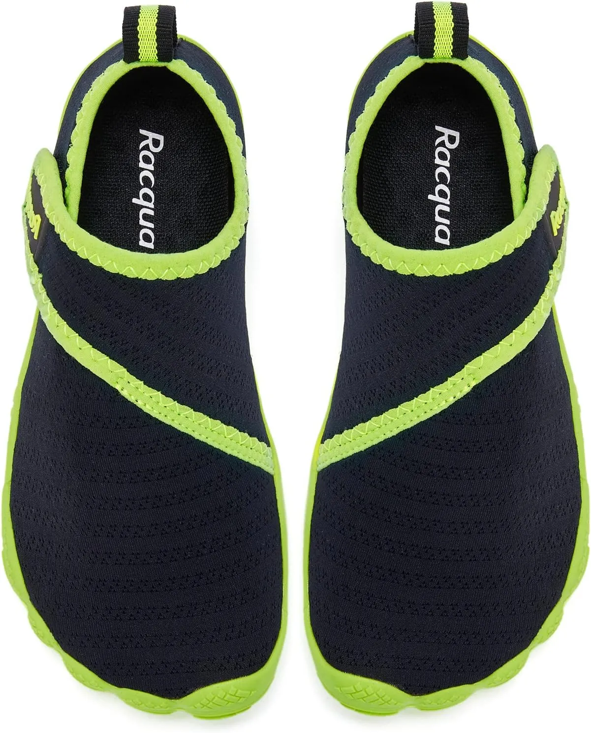 Racqua Boy's Girl's Kids Toddler Water Shoes Quick Dry Barefoot Lightweight Pool Swim Beach Sport Aqua Shoes(Toddler/Little Kid/Big Kid)