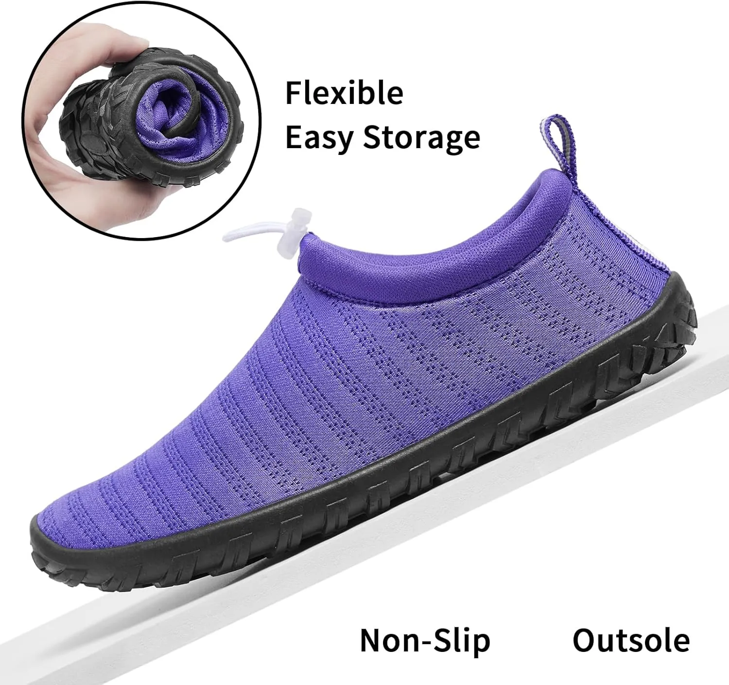 Racqua Boy's Girl's Kids Water Shoes Swim Shoes Quick Dry Lightweight Breathable for Beach Pool Swim (Little/Big Kid)