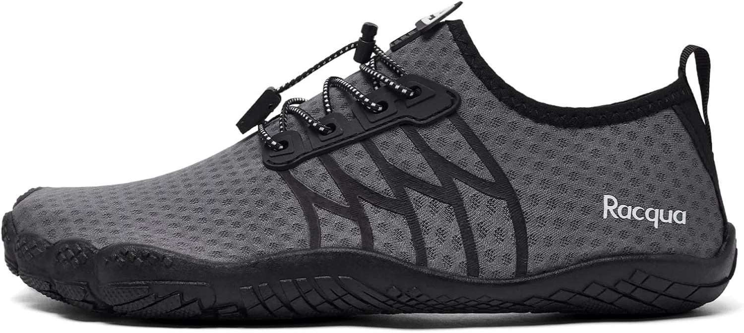 Racqua Water Shoes Quick-Dry Swim Shoes Breathable Lightweight Beach Shoes Pool Barefoot Aqua for Women Men
