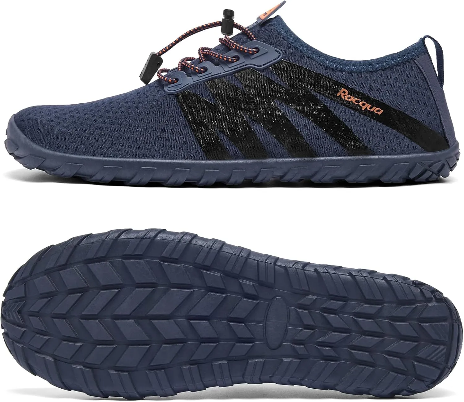 Racqua Water Shoes Womens Mens Quick Dry Barefoot Shoes Swim Lightweight Surf Beach Pool Aqua Shoes
