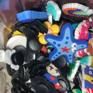 Random MIX Shoe Charm Set (10 Pieces)