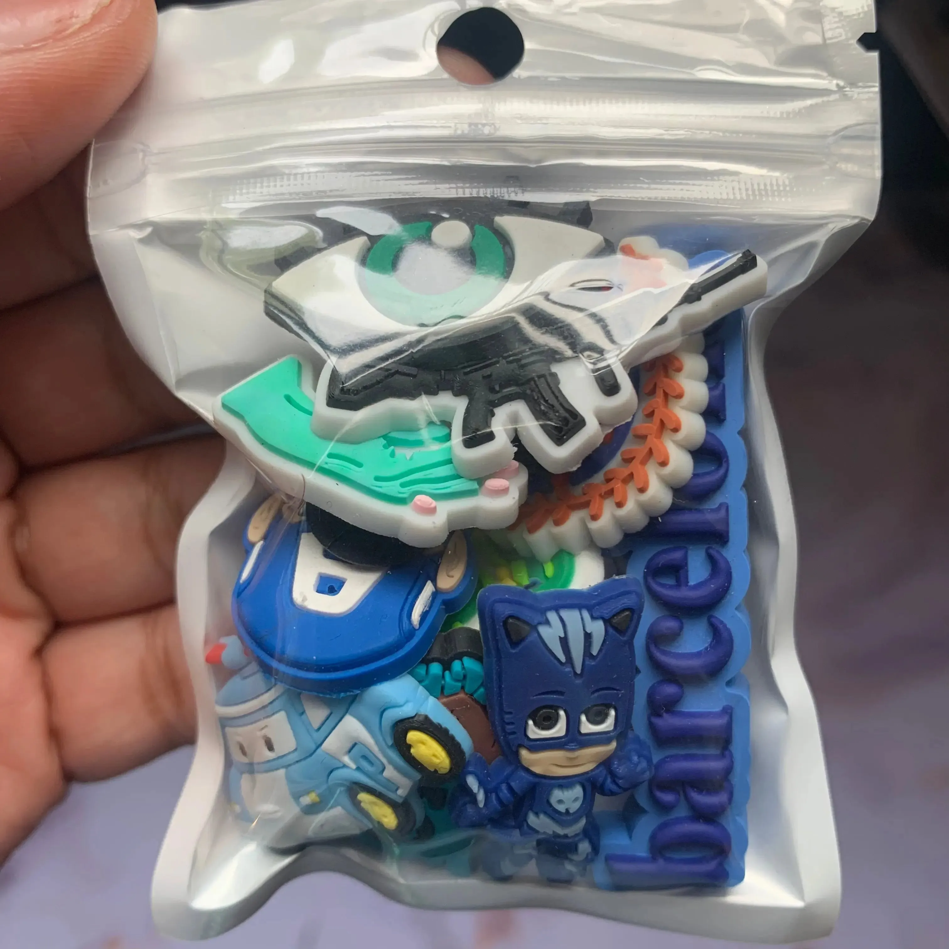 Random MIX Shoe Charm Set (10 Pieces)