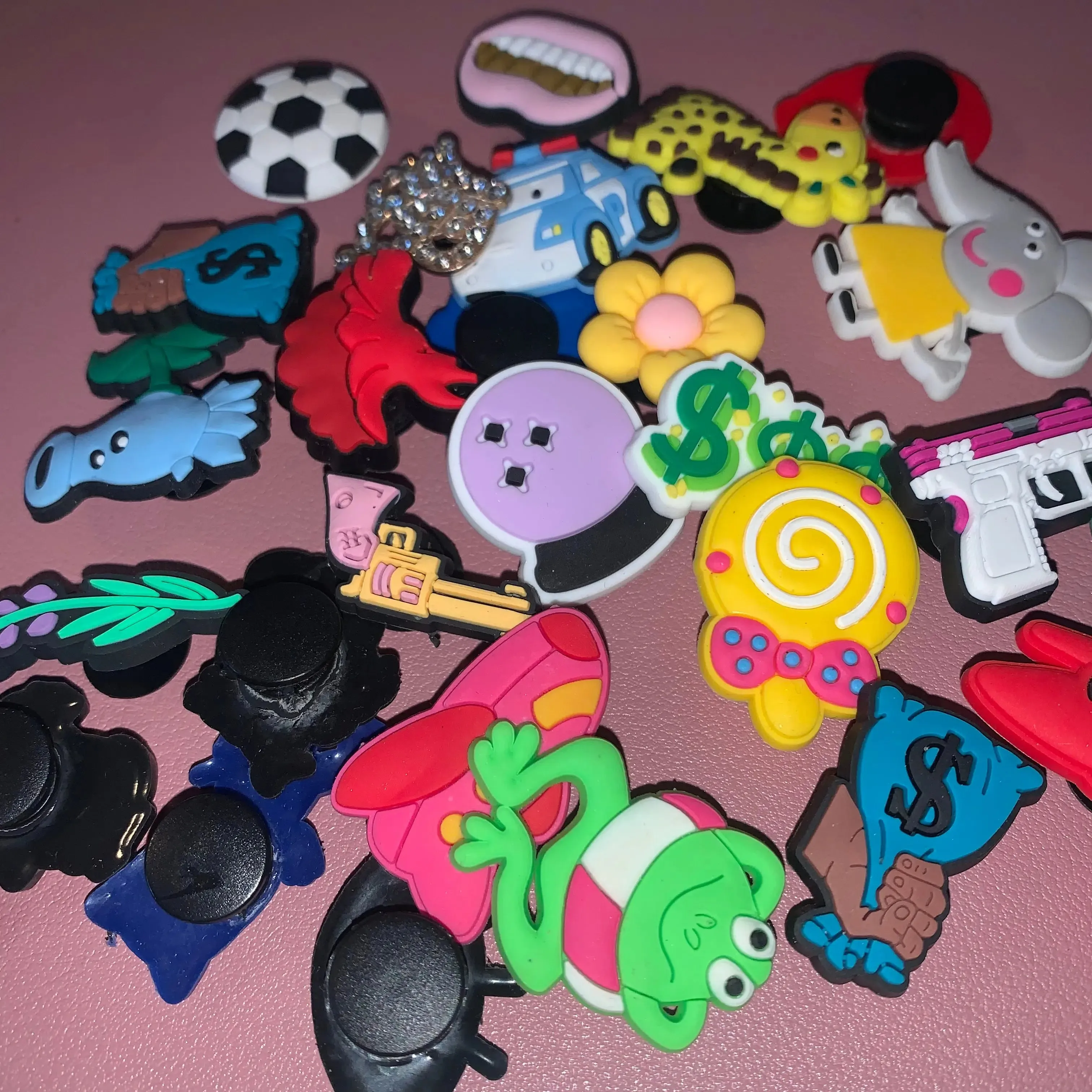 Random MIX Shoe Charm Set (10 Pieces)