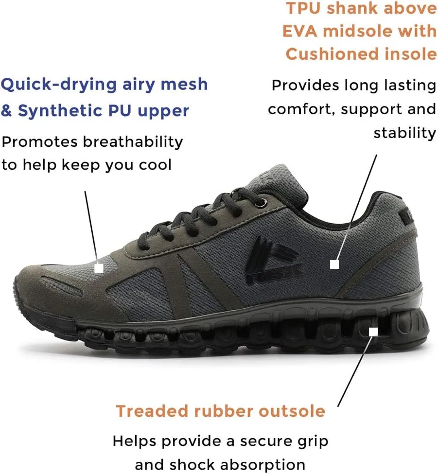 RBX Active Men's Airy Mesh Athletic Sneaker, Lightweight Running Training Shoe