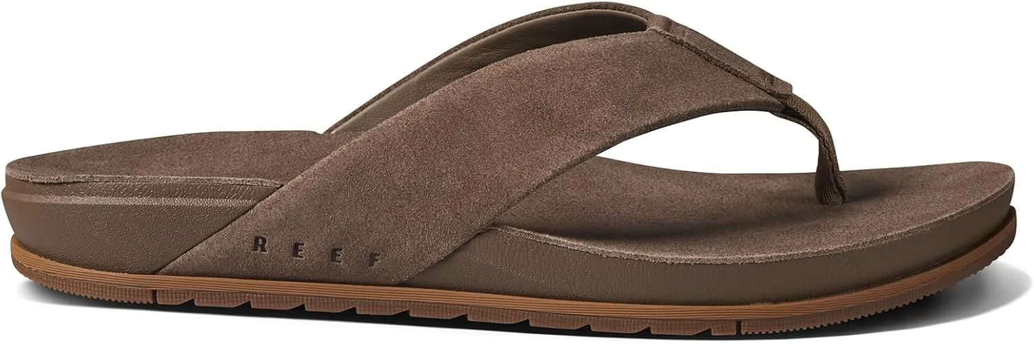 REEF Ojai Men's Sandal, Premium Suede, Soft Cushion Footbed