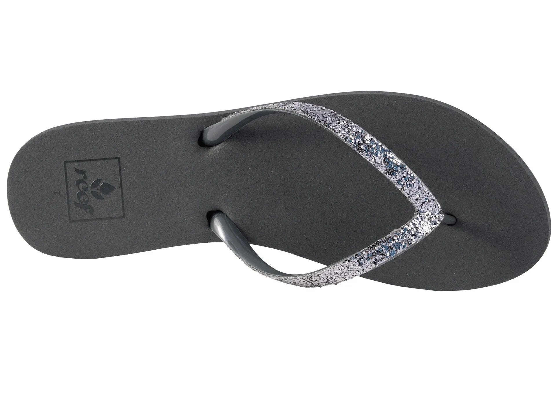 Reef Women's Stargazer Black, Gray , beige FlipFlop Beach/ Pool Sandal