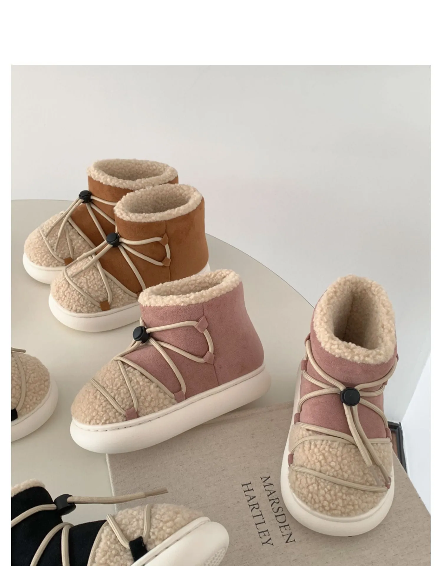 Retro Lace Up Bread Shoes