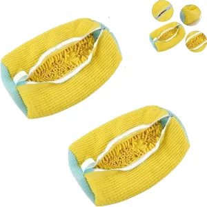 Reusable Washer Shoe Bags (2 Pack) - For all shoe types, Washer & Dryer Compatible - Gift Idea for Women