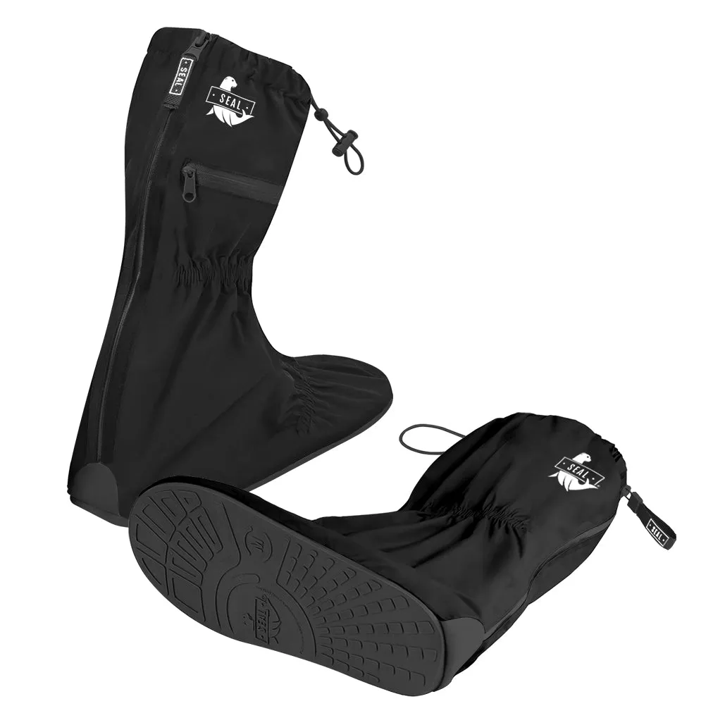 Reusable Waterproof Shoe Cover Black